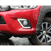 Toyota Hilux Mk8 2016 On - Stx Fog Light Covers With Led's - Pair